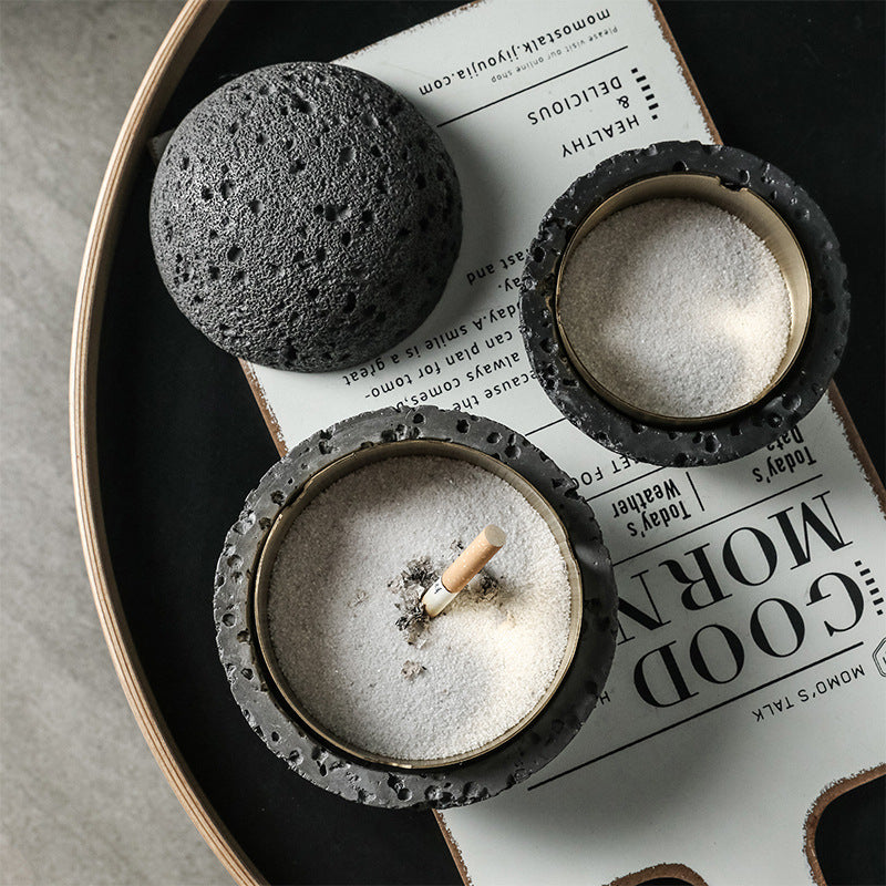 Hidden Rock Stainless Steel Ashtray - Smoking Accessories