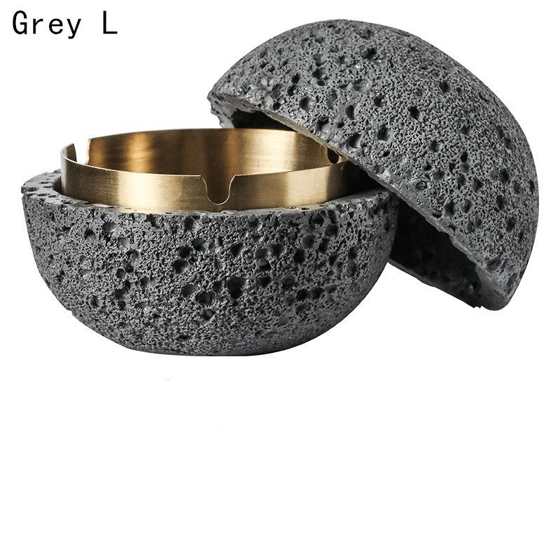Hidden Rock Stainless Steel Ashtray - Smoking Accessories
