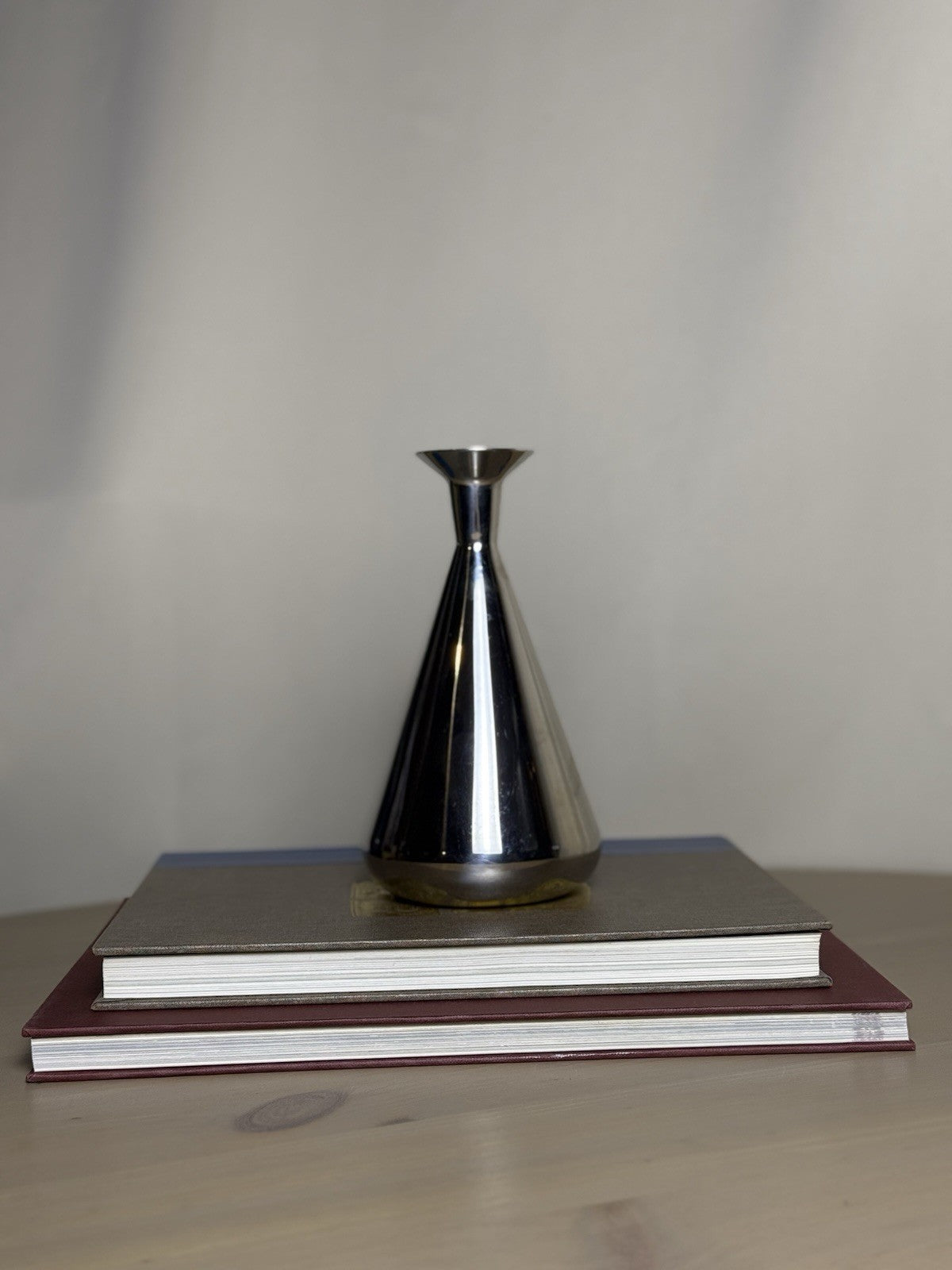 SALE! Williams Sonoma Metal Vase Art Deco Inspired Decor Accent, Accessory