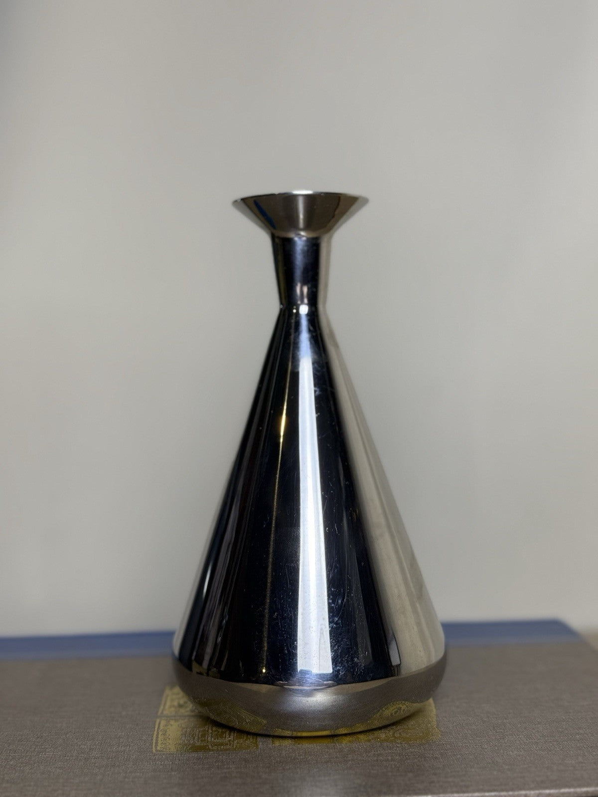 SALE! Williams Sonoma Metal Vase Art Deco Inspired Decor Accent, Accessory