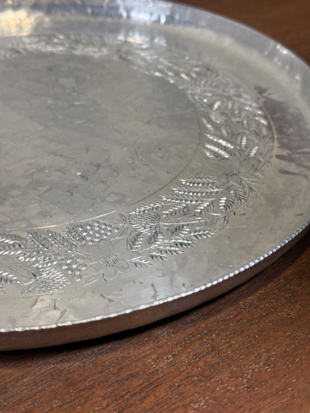 SALE! Vintage Everlast Forged Aluminum Hammered Floral Theme LOT - 4 pieces
