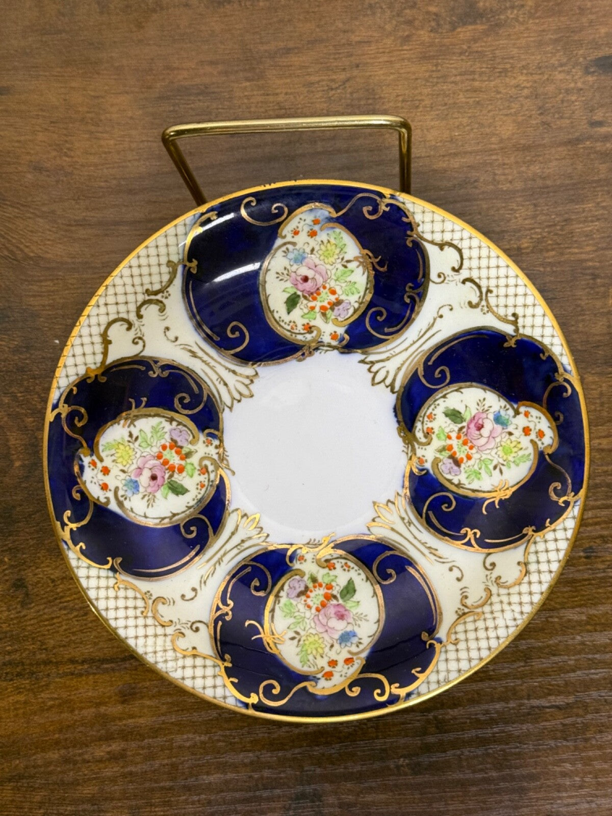 Vintage Fenton Regent Bone China Tea Cup & Saucer Hand Painted Made in England