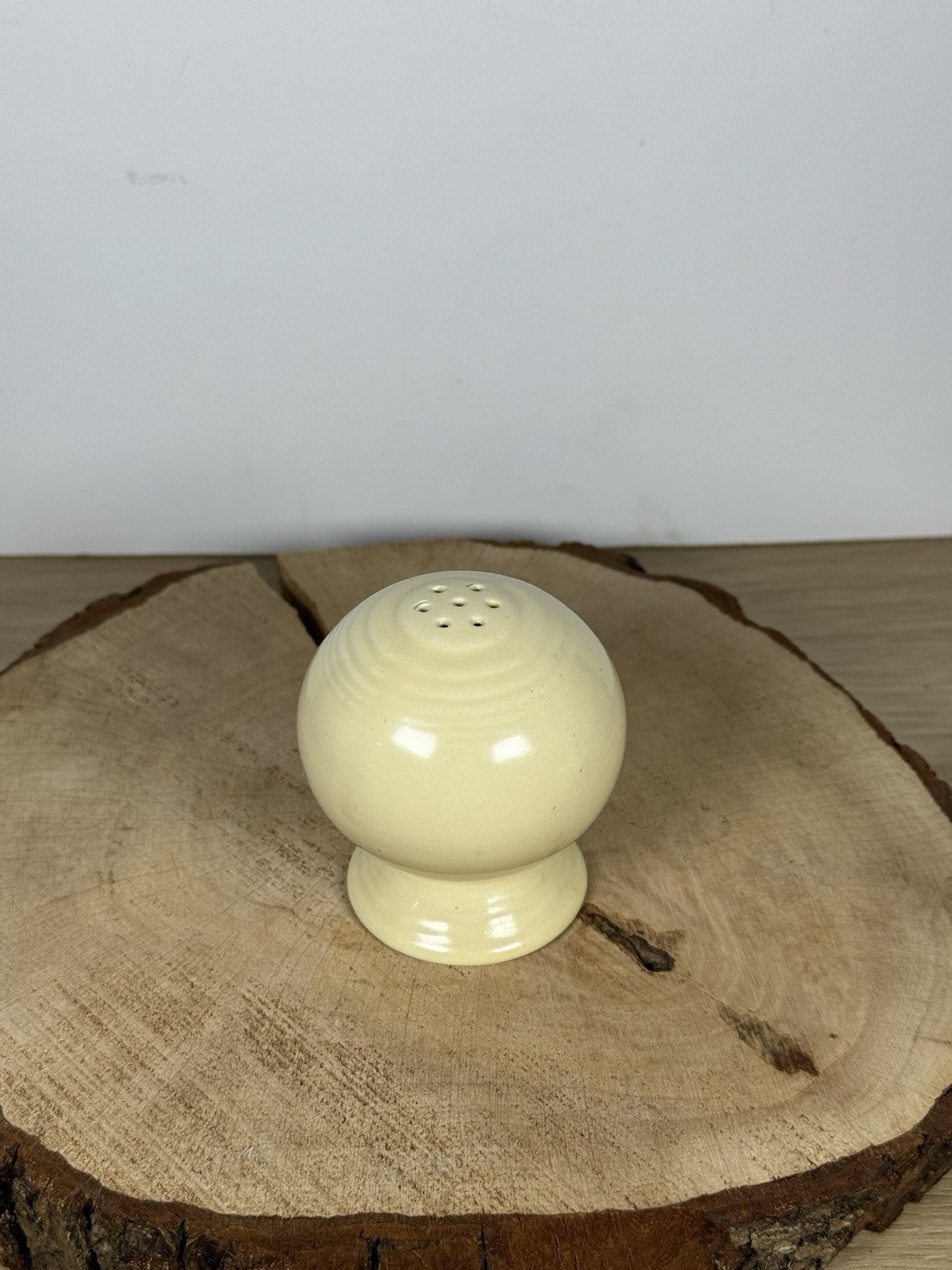 Vintage Homer Laughlin Harlequin Yellow Mini Creamer & Dish Set