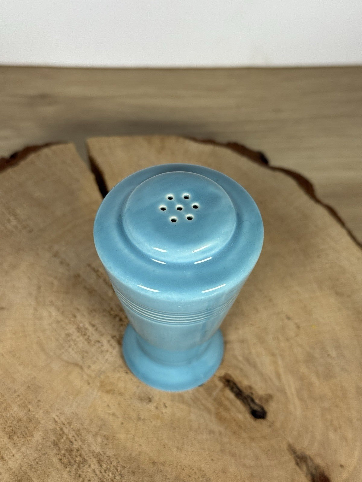 Vintage Homer Laughlin Fiesta and Harlequin Blue Salt & Pepper Shakers Set Of 3