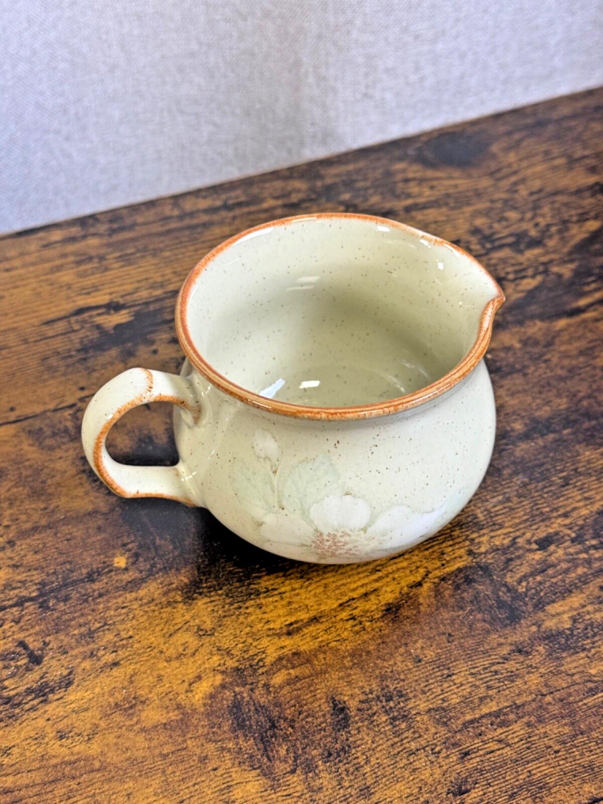 Vintage Denby Daybreak Stoneware LOT cups, saucers, creamer, sugar bowl, plate