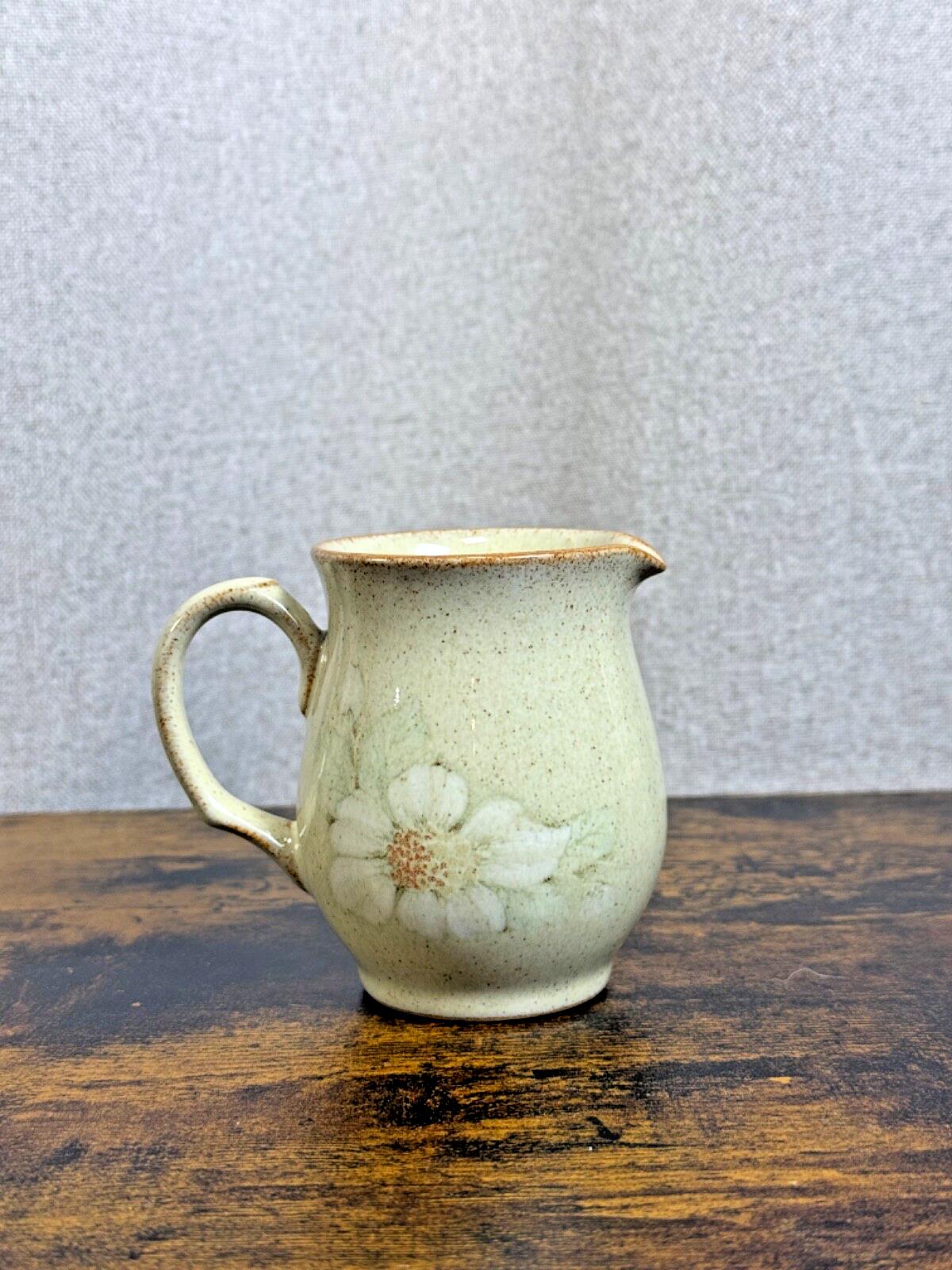 Vintage Denby Daybreak Stoneware LOT cups, saucers, creamer, sugar bowl, plate