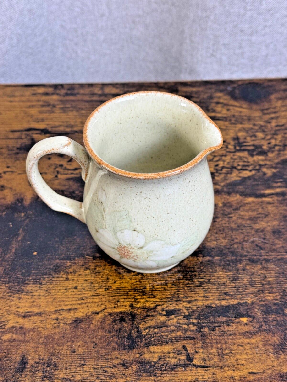 Vintage Denby Daybreak Stoneware LOT cups, saucers, creamer, sugar bowl, plate