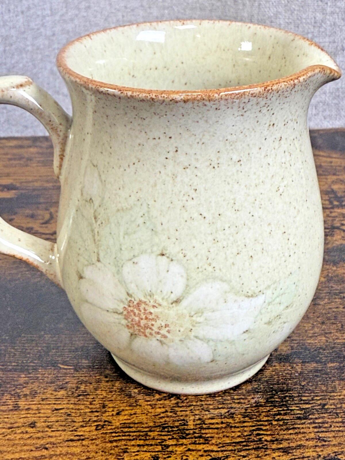 Vintage Denby Daybreak Stoneware LOT cups, saucers, creamer, sugar bowl, plate