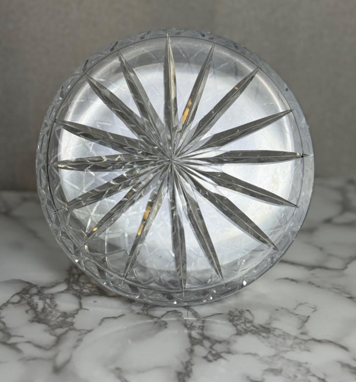 Crystal Captains Ship Liquor Decanter, Vintage, Large, Cut Crystal - SALE