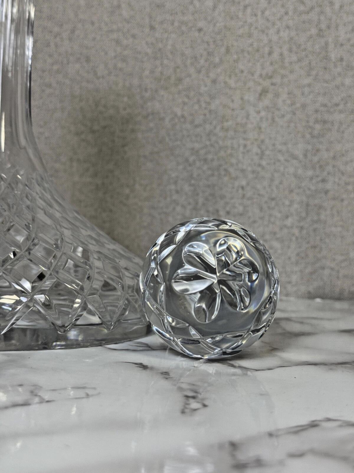 Crystal Captains Ship Liquor Decanter, Vintage, Large, Cut Crystal - SALE
