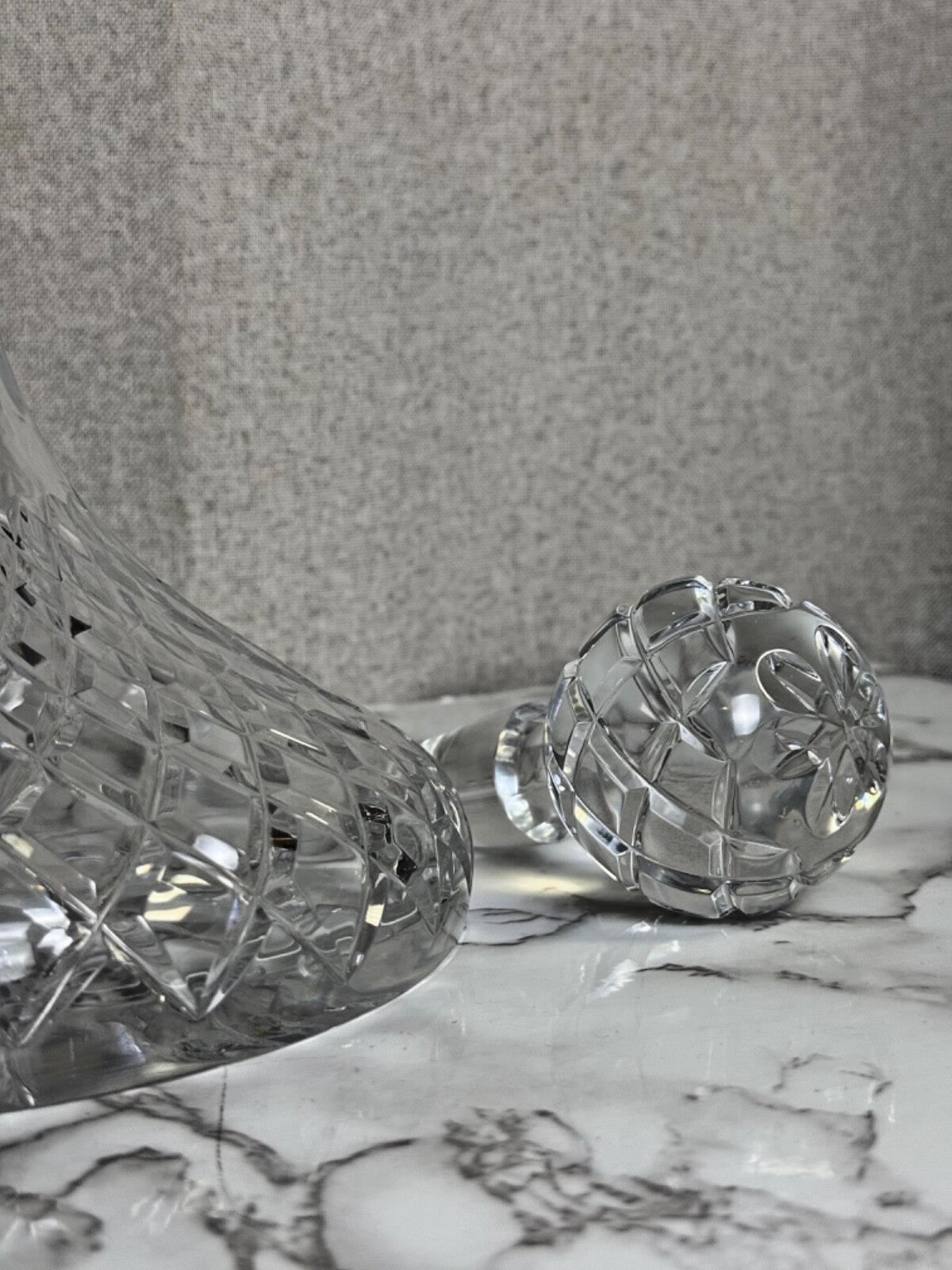 Crystal Captains Ship Liquor Decanter, Vintage, Large, Cut Crystal - SALE