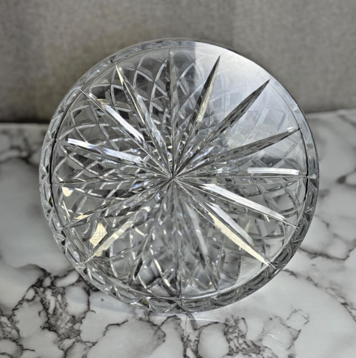 Crystal Captains Ship Liquor Decanter, Vintage, Large, Cut Crystal - SALE
