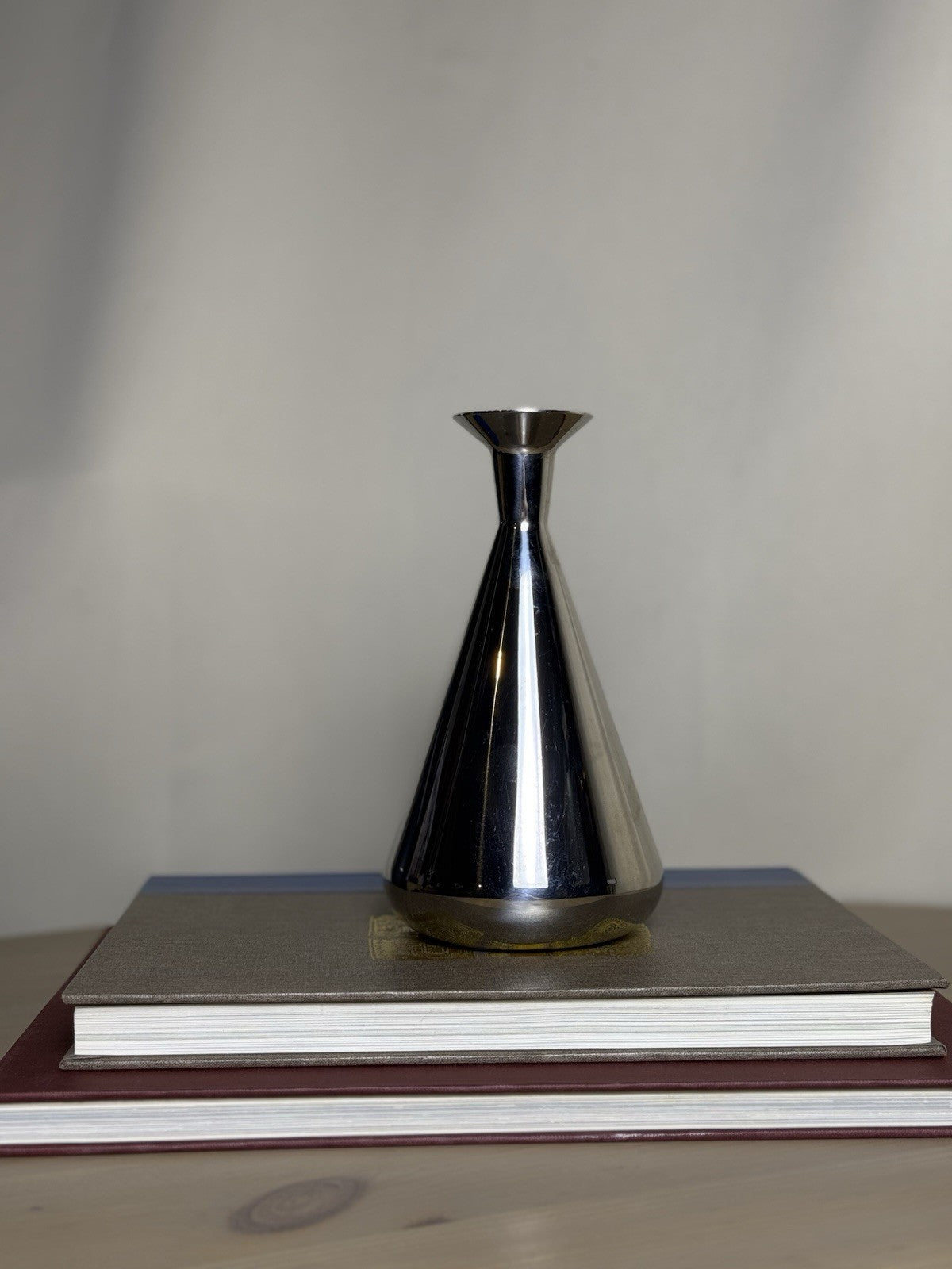 SALE! Williams Sonoma Metal Vase Art Deco Inspired Decor Accent, Accessory