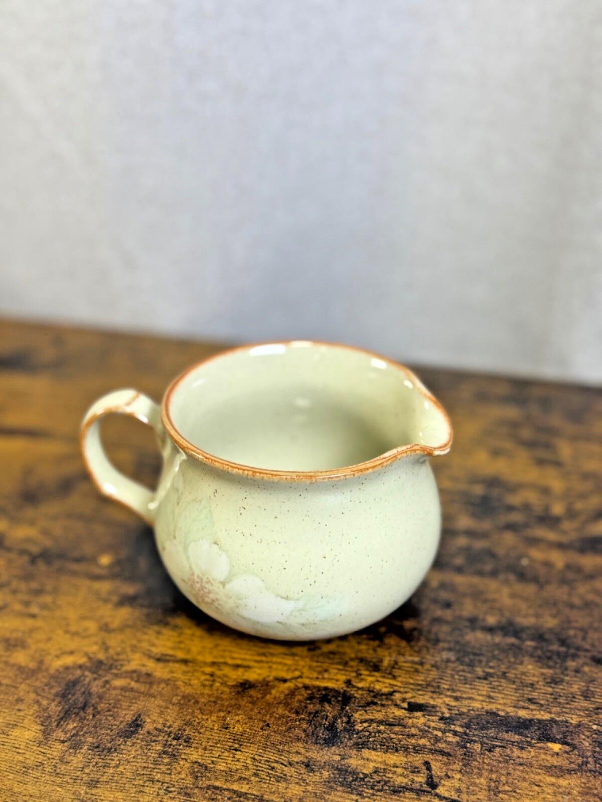 Vintage Denby Daybreak Stoneware LOT cups, saucers, creamer, sugar bowl, plate
