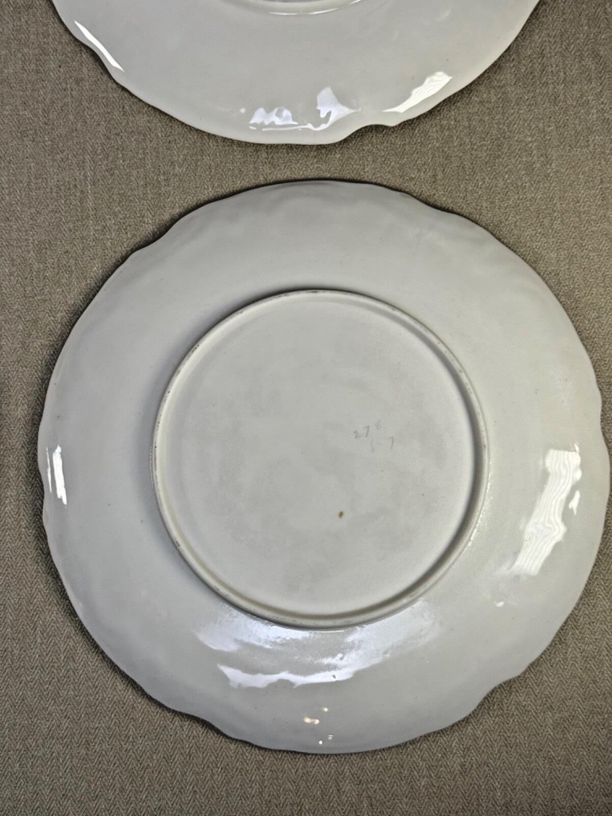 SALE! Rare Antique Belleek Willets Gold Hand painted Limoges China Dinner Plates
